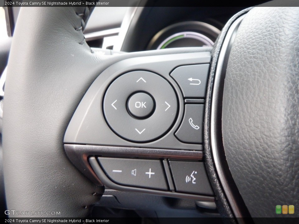 Black Interior Steering Wheel for the 2024 Toyota Camry SE Nightshade Hybrid #146739736