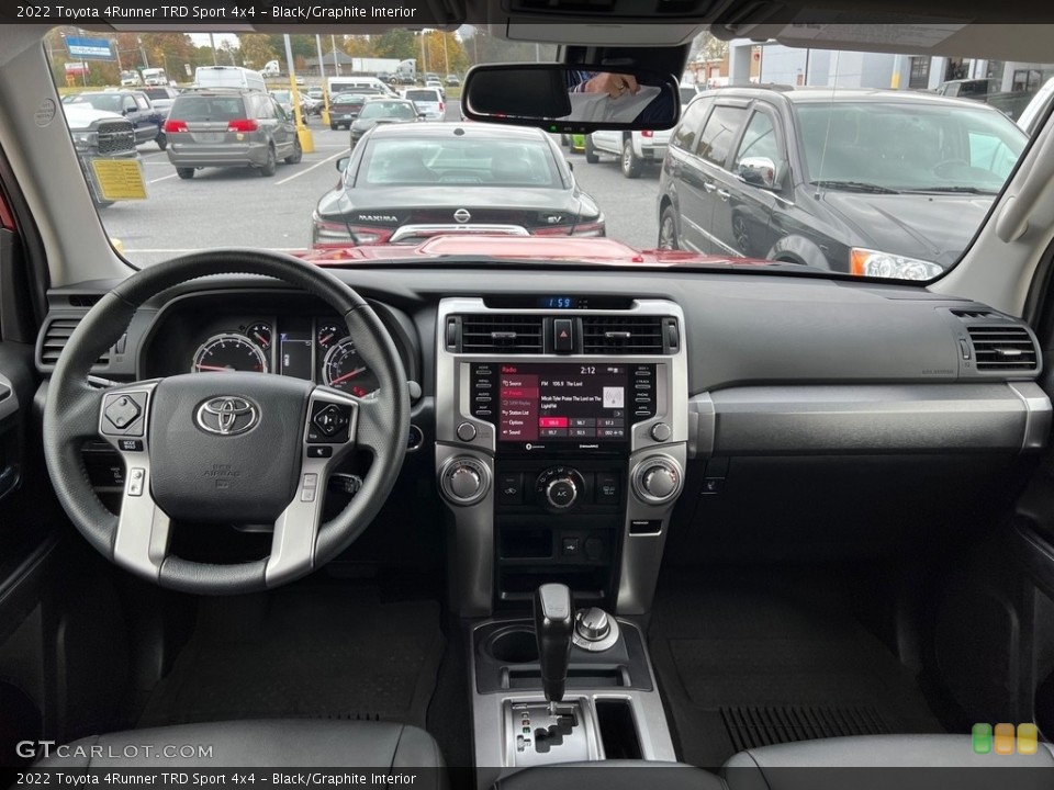 Black/Graphite Interior Dashboard for the 2022 Toyota 4Runner TRD Sport 4x4 #146739745