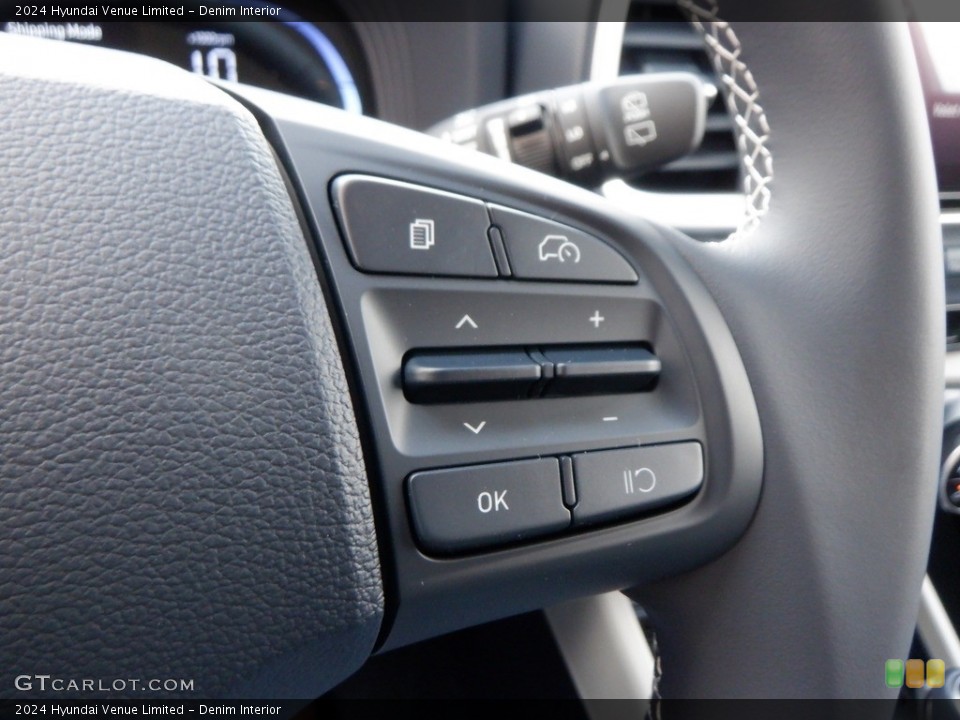 Denim Interior Steering Wheel for the 2024 Hyundai Venue Limited #146739751