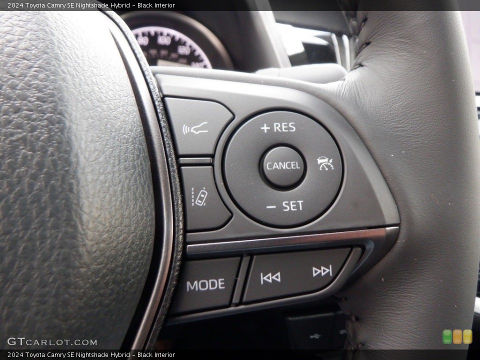 Black Interior Steering Wheel for the 2024 Toyota Camry SE Nightshade Hybrid #146739757