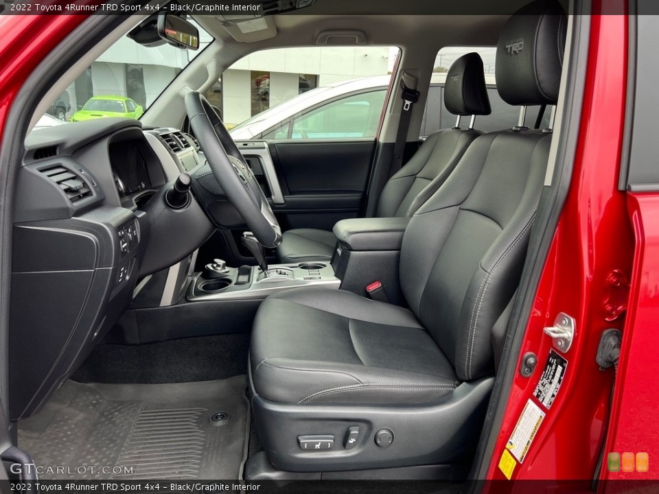 Black/Graphite Interior Photo for the 2022 Toyota 4Runner TRD Sport 4x4 #146739766
