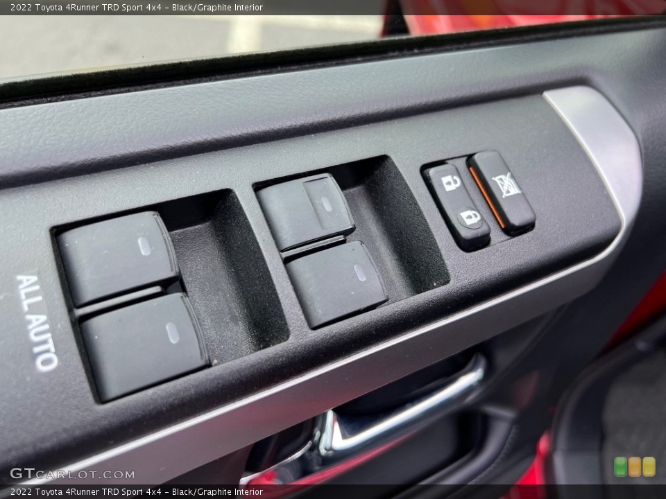 Black/Graphite Interior Door Panel for the 2022 Toyota 4Runner TRD Sport 4x4 #146739802