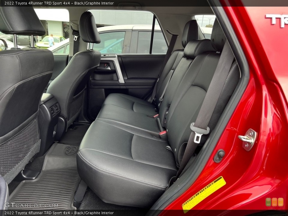 Black/Graphite Interior Rear Seat for the 2022 Toyota 4Runner TRD Sport 4x4 #146739823