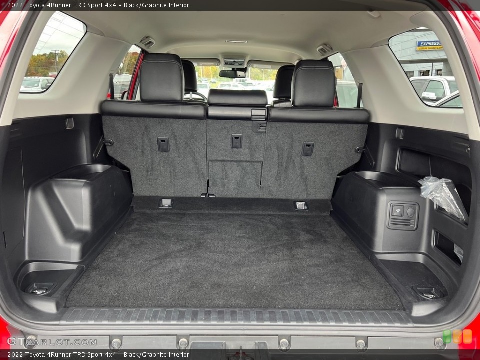 Black/Graphite Interior Trunk for the 2022 Toyota 4Runner TRD Sport 4x4 #146739835