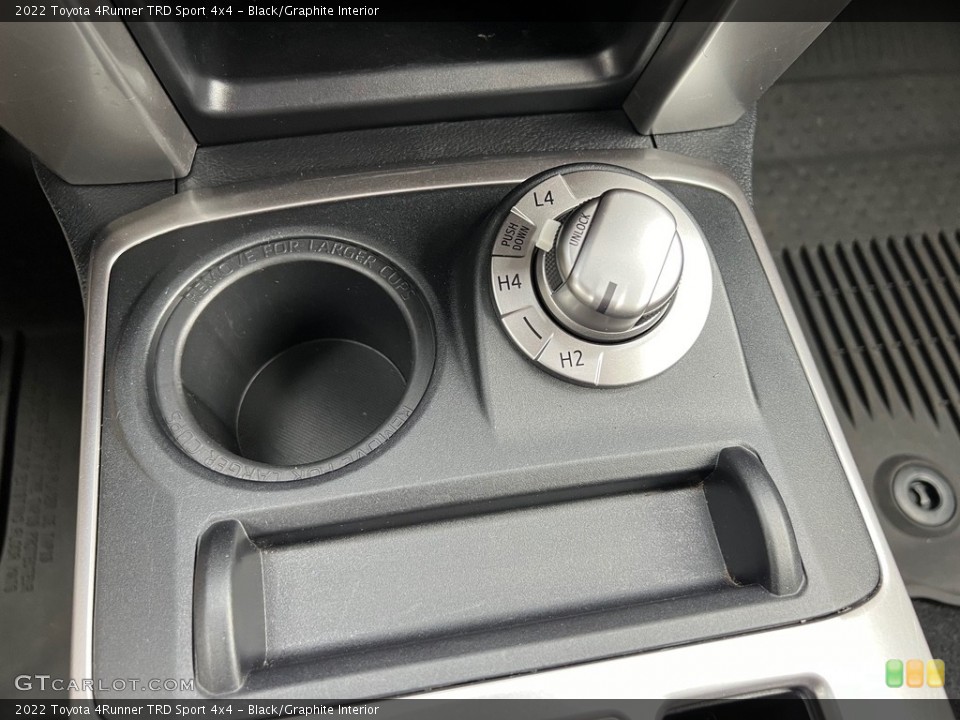 Black/Graphite Interior Controls for the 2022 Toyota 4Runner TRD Sport 4x4 #146739982