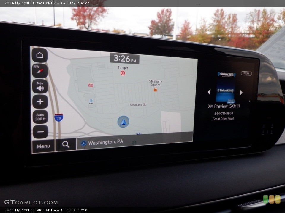 Black Interior Navigation for the 2024 Hyundai Palisade XRT AWD #146740273