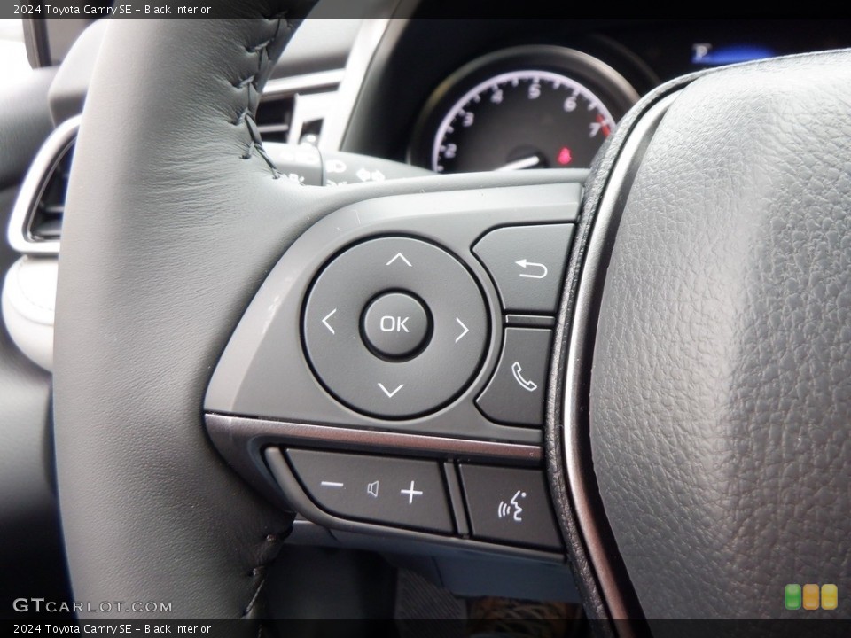 Black Interior Steering Wheel for the 2024 Toyota Camry SE #146740294