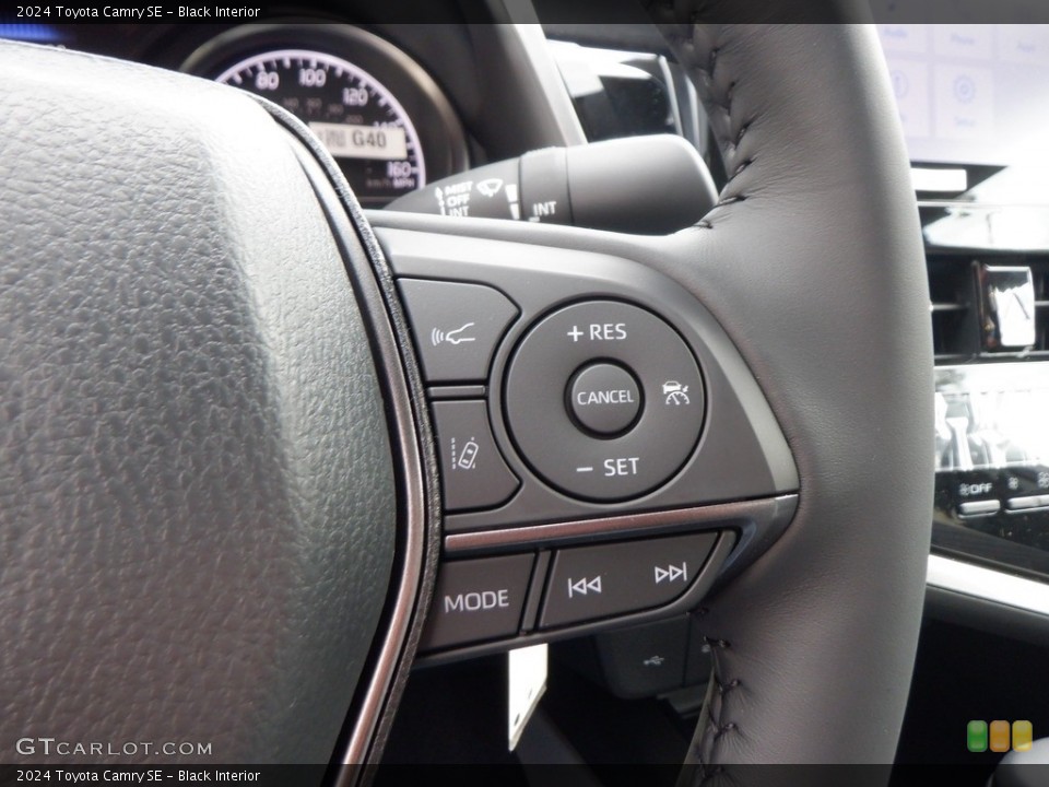 Black Interior Steering Wheel for the 2024 Toyota Camry SE #146740312