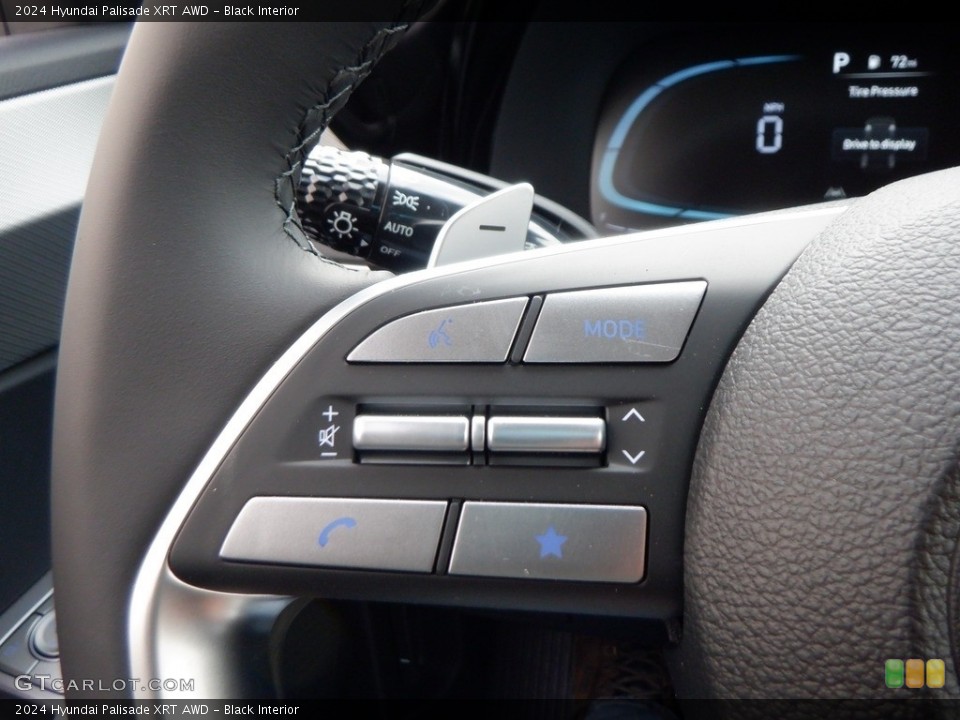 Black Interior Steering Wheel for the 2024 Hyundai Palisade XRT AWD #146740378