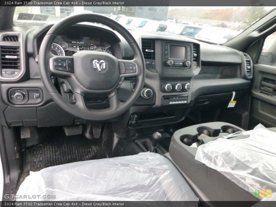 Diesel Gray/Black Interior Dashboard for the 2024 Ram 3500 Tradesman Crew Cab 4x4 #146740951