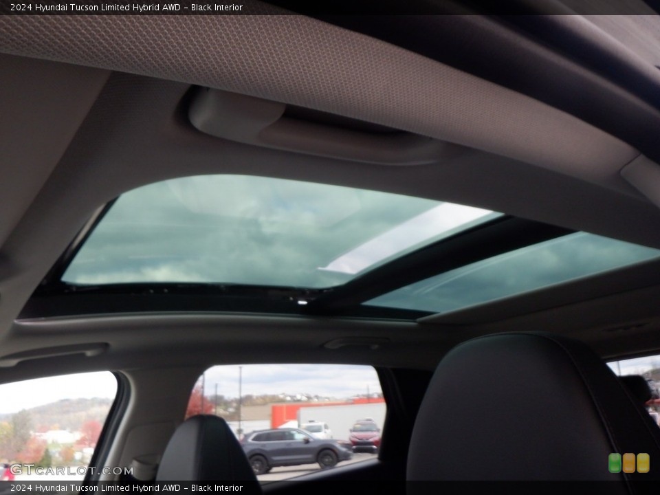 Black Interior Sunroof for the 2024 Hyundai Tucson Limited Hybrid AWD #146741053