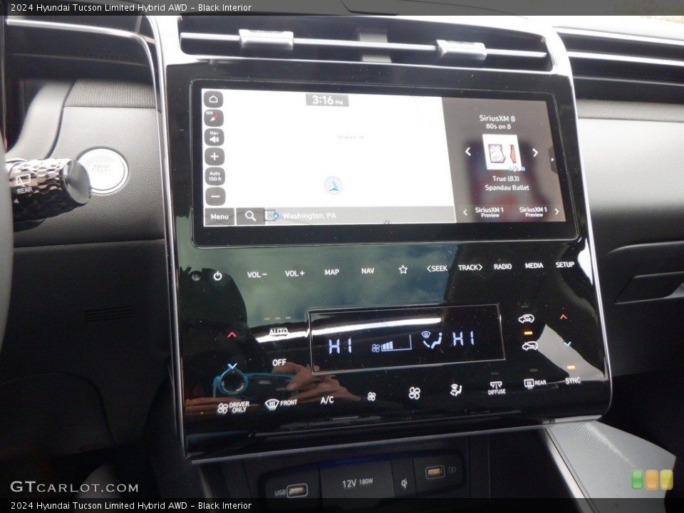 Black Interior Controls for the 2024 Hyundai Tucson Limited Hybrid AWD #146741134