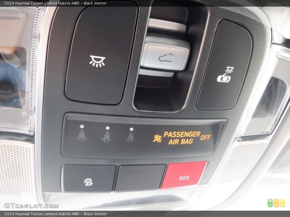 Black Interior Controls for the 2024 Hyundai Tucson Limited Hybrid AWD #146741164