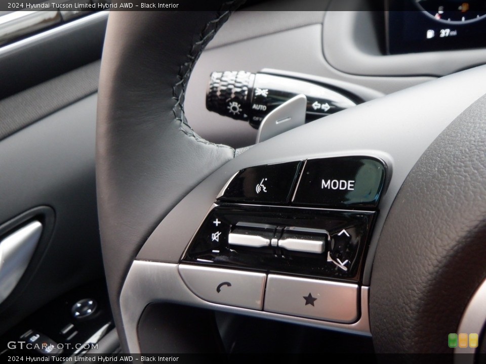 Black Interior Steering Wheel for the 2024 Hyundai Tucson Limited Hybrid AWD #146741179