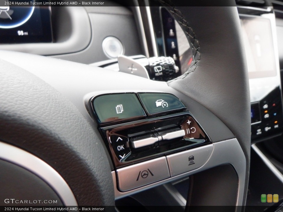 Black Interior Steering Wheel for the 2024 Hyundai Tucson Limited Hybrid AWD #146741188