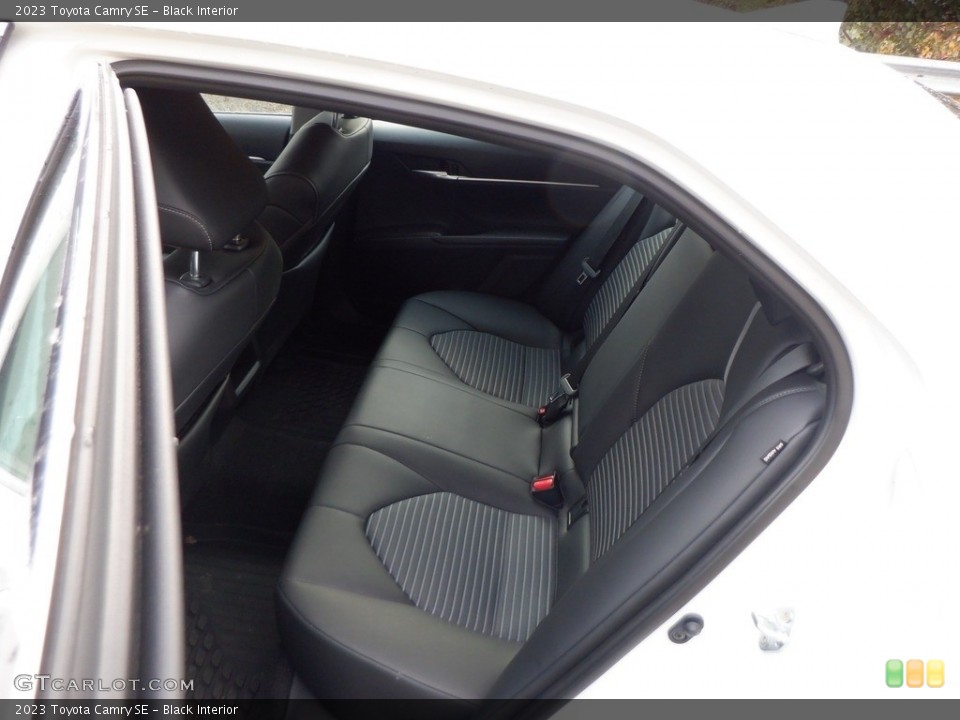 Black Interior Rear Seat for the 2023 Toyota Camry SE #146741449