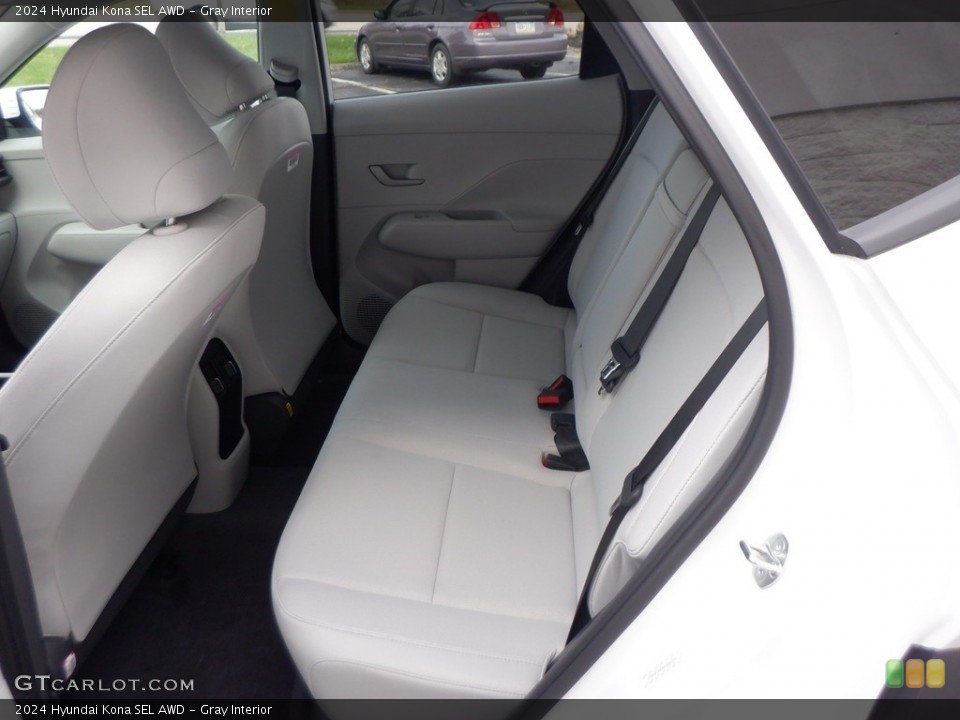Gray Interior Rear Seat for the 2024 Hyundai Kona SEL AWD #146741635