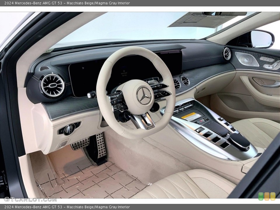 Macchiato Beige/Magma Gray Interior Photo for the 2024 Mercedes-Benz AMG GT 53 #146742223