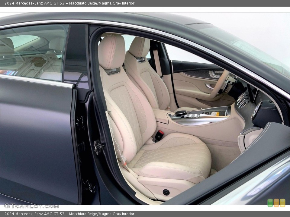 Macchiato Beige/Magma Gray 2024 Mercedes-Benz AMG GT Interiors