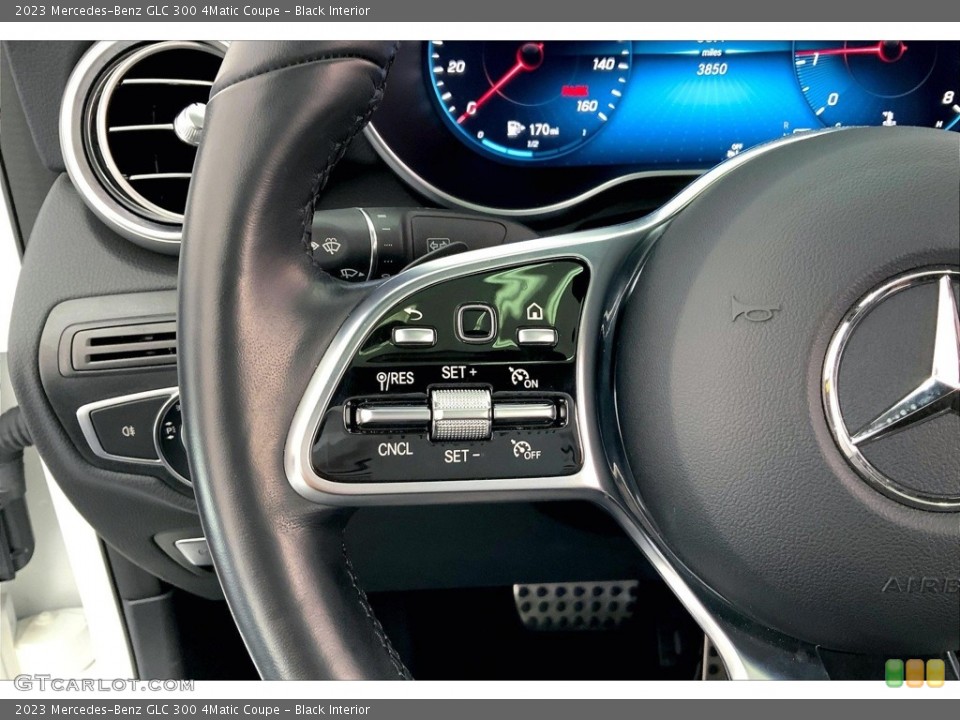 Black Interior Steering Wheel for the 2023 Mercedes-Benz GLC 300 4Matic Coupe #146742865
