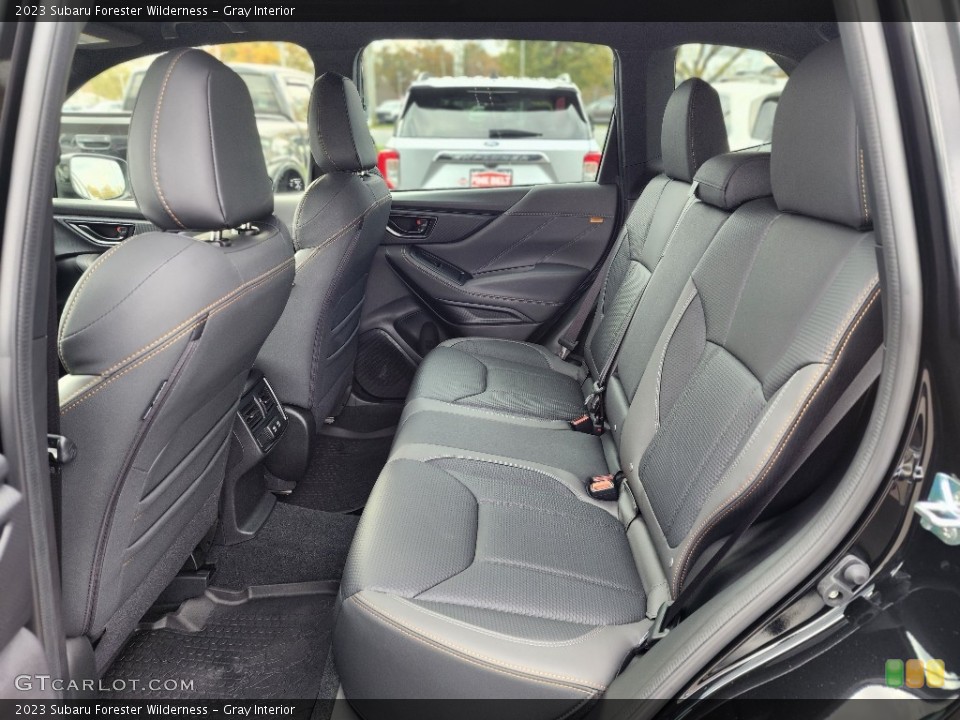 Gray Interior Rear Seat for the 2023 Subaru Forester Wilderness #146742934