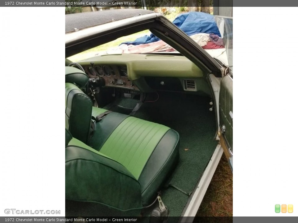 Green 1972 Chevrolet Monte Carlo Interiors