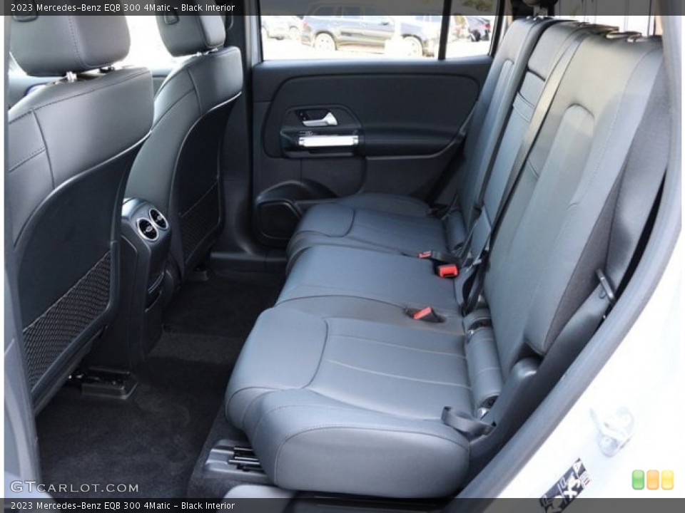 Black Interior Rear Seat for the 2023 Mercedes-Benz EQB 300 4Matic #146743627