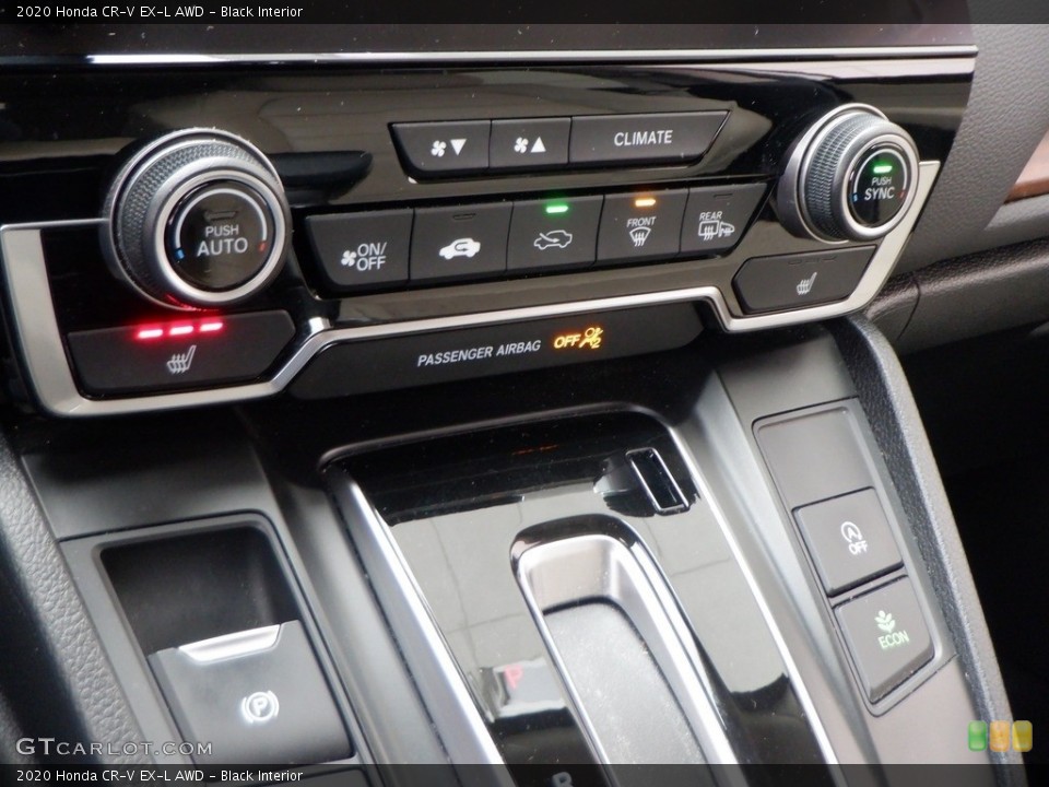 Black Interior Controls for the 2020 Honda CR-V EX-L AWD #146743738