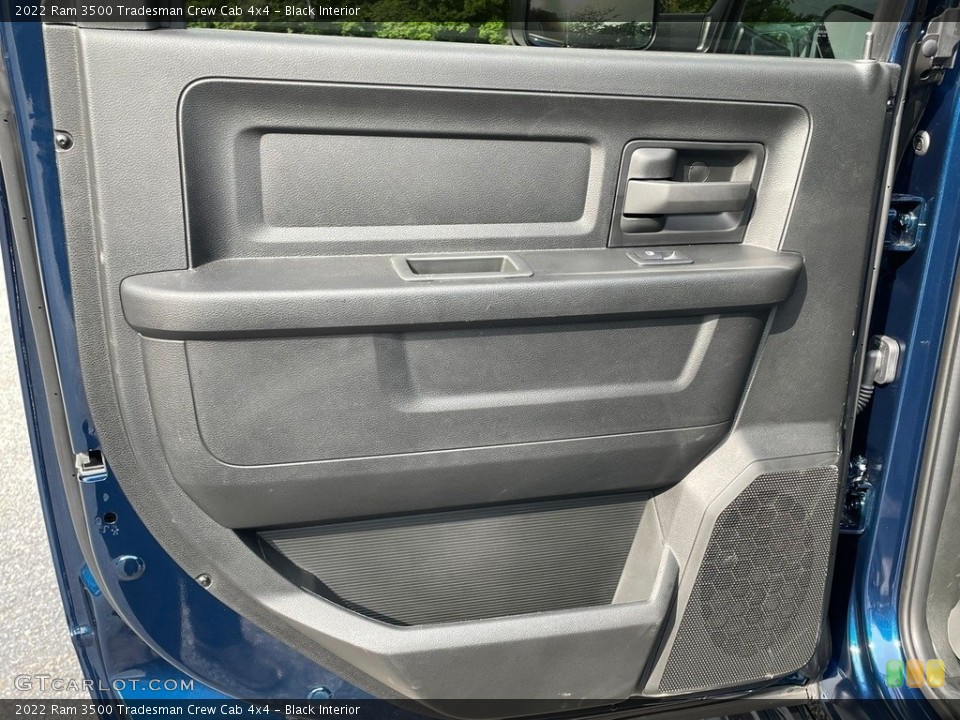 Black Interior Door Panel for the 2022 Ram 3500 Tradesman Crew Cab 4x4 #146743741
