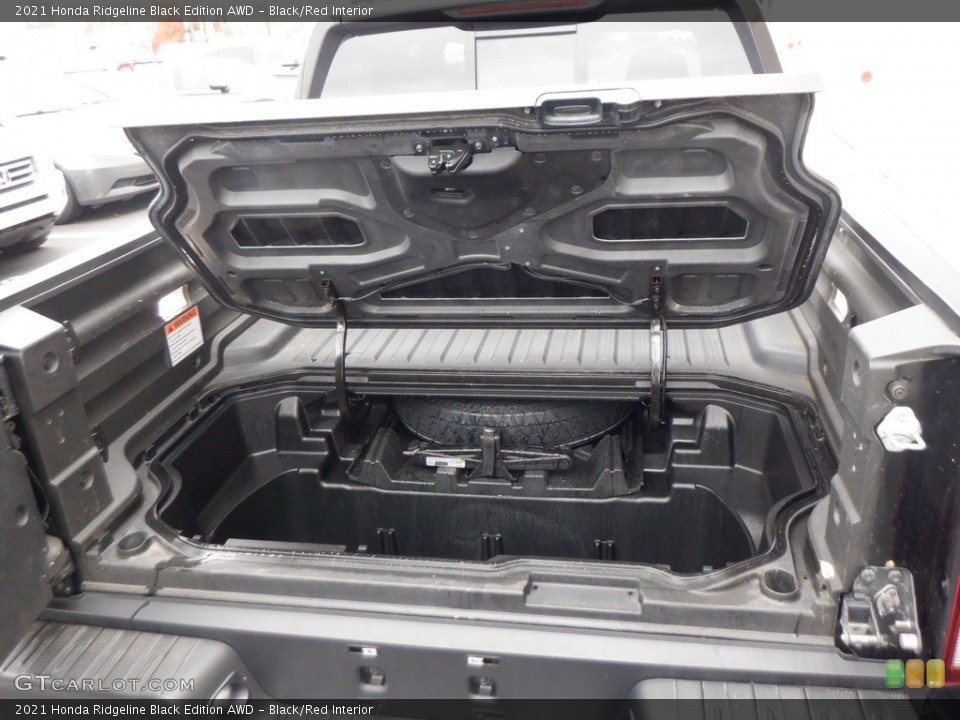 Black/Red Interior Trunk for the 2021 Honda Ridgeline Black Edition AWD #146744368