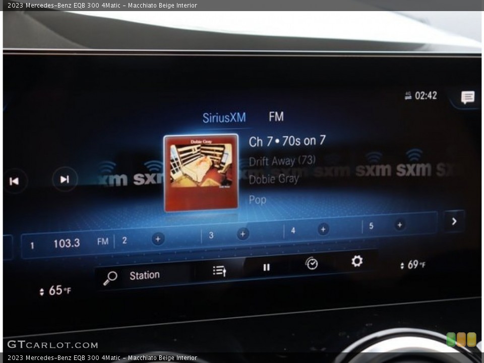 Macchiato Beige Interior Audio System for the 2023 Mercedes-Benz EQB 300 4Matic #146744554