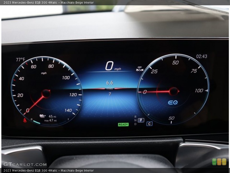 Macchiato Beige Interior Gauges for the 2023 Mercedes-Benz EQB 300 4Matic #146744638