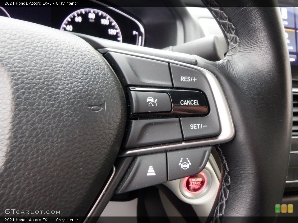 Gray Interior Steering Wheel for the 2021 Honda Accord EX-L #146745295