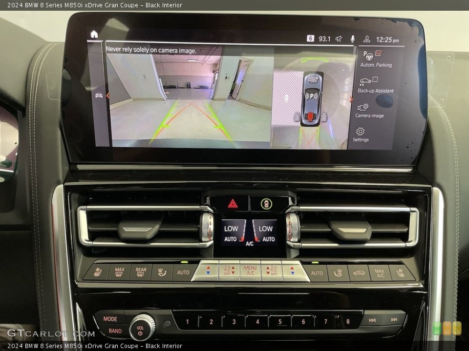 Black Interior Controls for the 2024 BMW 8 Series M850i xDrive Gran Coupe #146745611