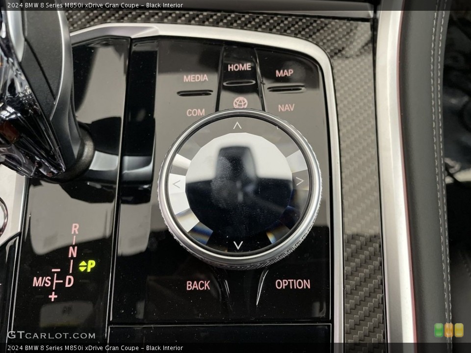 Black Interior Controls for the 2024 BMW 8 Series M850i xDrive Gran Coupe #146745640