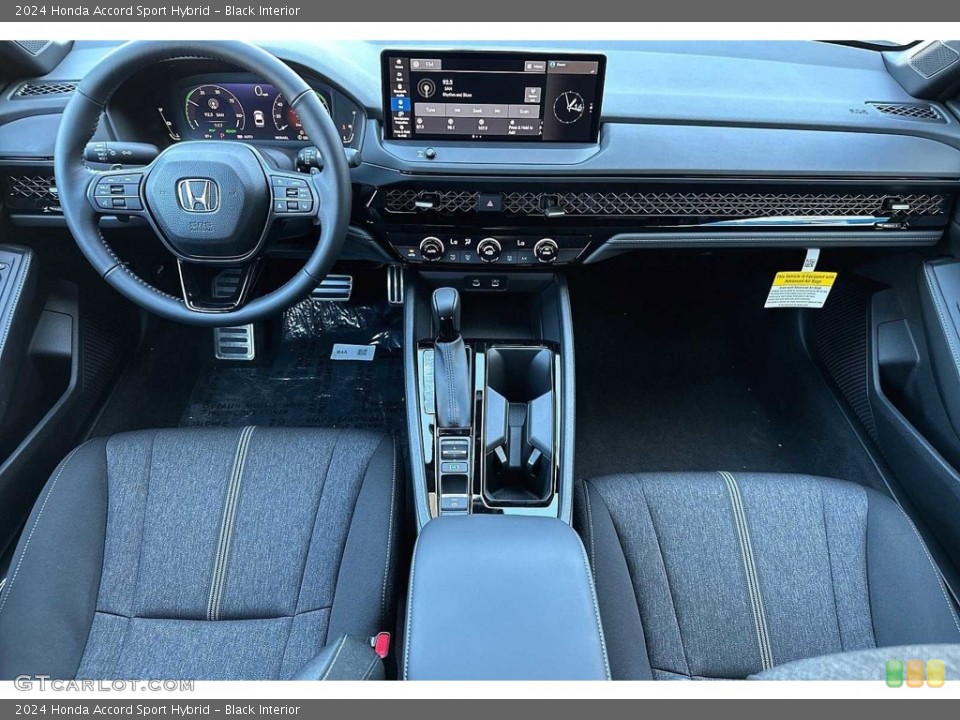Black Interior Dashboard for the 2024 Honda Accord Sport Hybrid #146745649