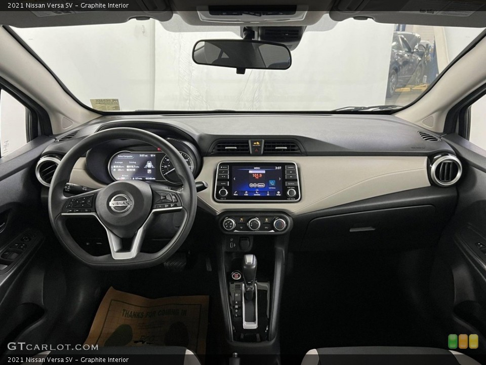 Graphite Interior Dashboard for the 2021 Nissan Versa SV #146745796