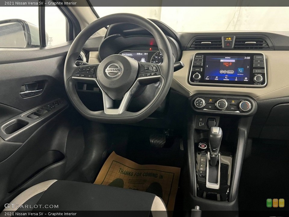 Graphite Interior Dashboard for the 2021 Nissan Versa SV #146745803