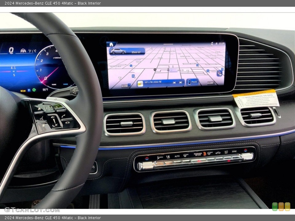 Black Interior Navigation for the 2024 Mercedes-Benz GLE 450 4Matic #146745928