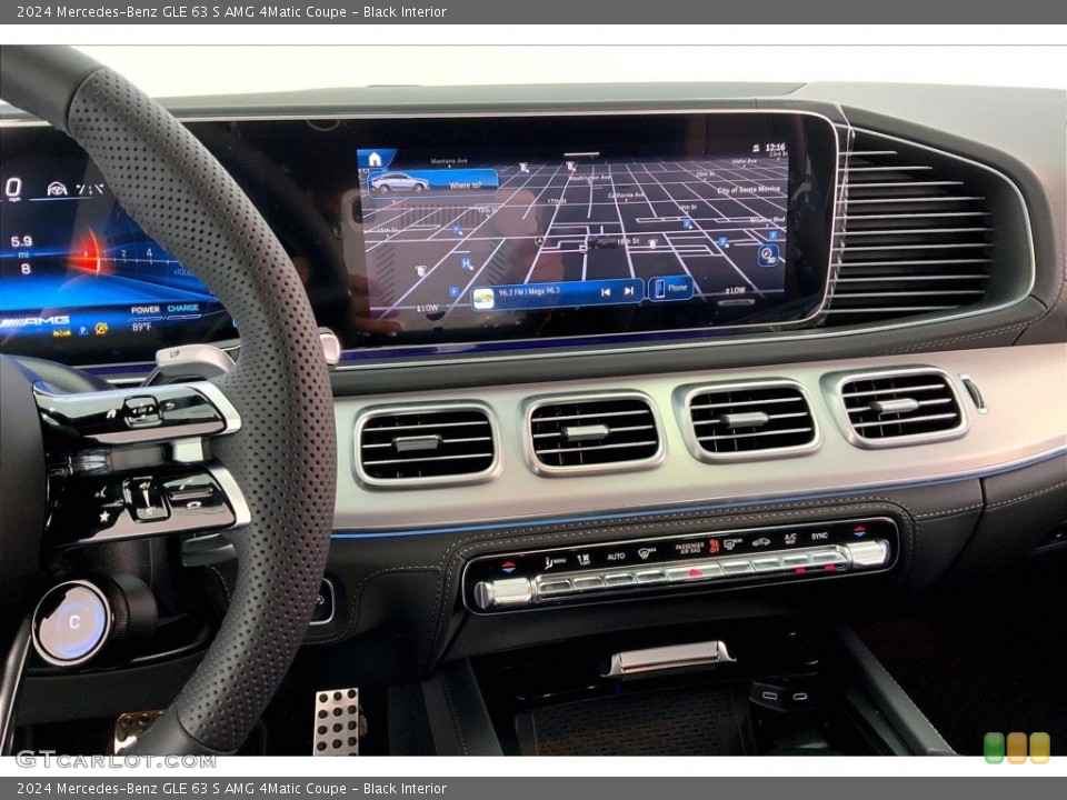 Black Interior Controls for the 2024 Mercedes-Benz GLE 63 S AMG 4Matic Coupe #146746030