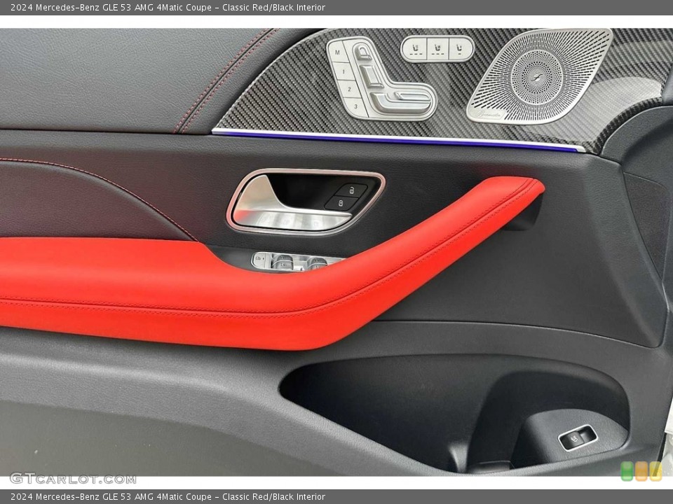 Classic Red/Black Interior Door Panel for the 2024 Mercedes-Benz GLE 53 AMG 4Matic Coupe #146746162