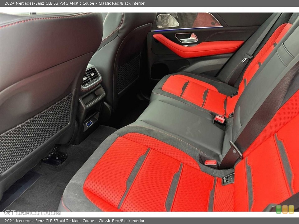 Classic Red/Black Interior Rear Seat for the 2024 Mercedes-Benz GLE 53 AMG 4Matic Coupe #146746168
