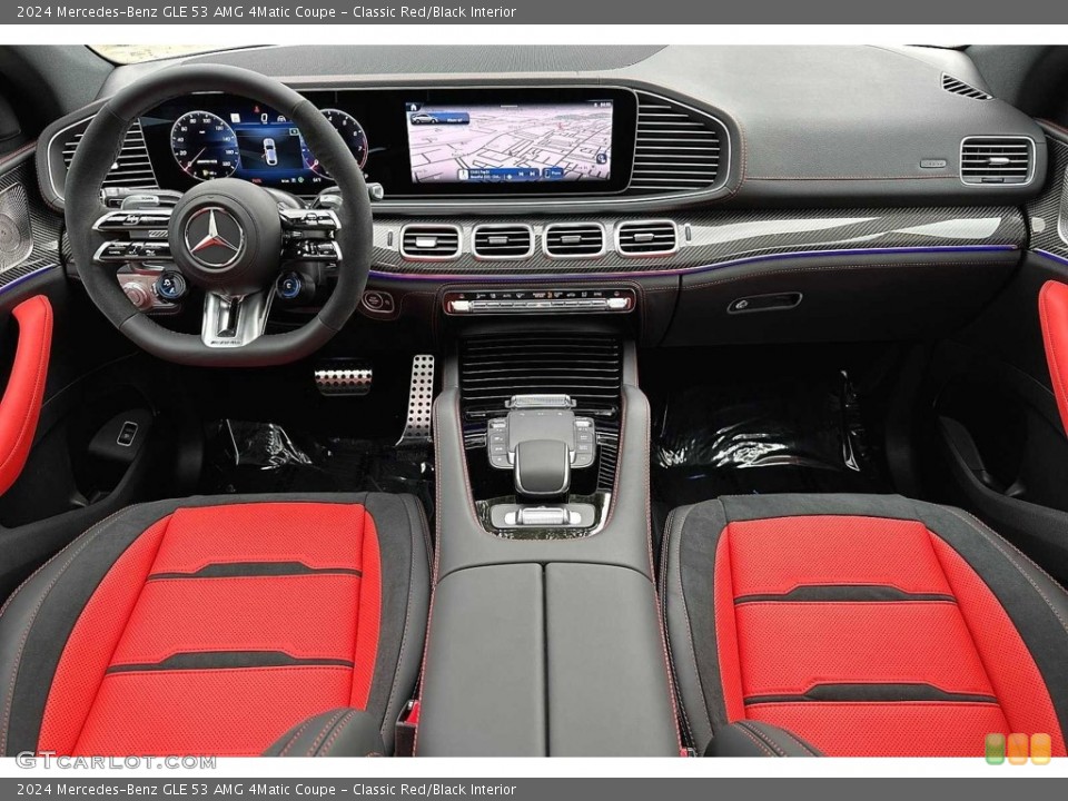 Classic Red/Black 2024 Mercedes-Benz GLE Interiors