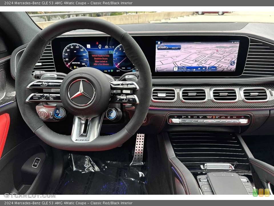 Classic Red/Black Interior Dashboard for the 2024 Mercedes-Benz GLE 53 AMG 4Matic Coupe #146746177