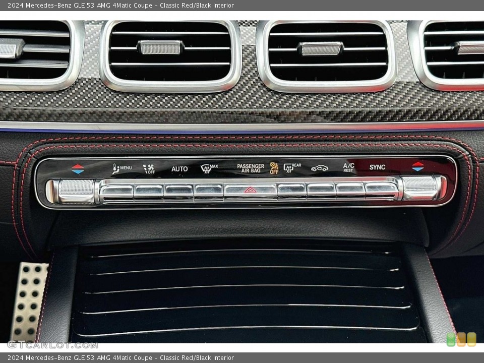 Classic Red/Black Interior Controls for the 2024 Mercedes-Benz GLE 53 AMG 4Matic Coupe #146746249