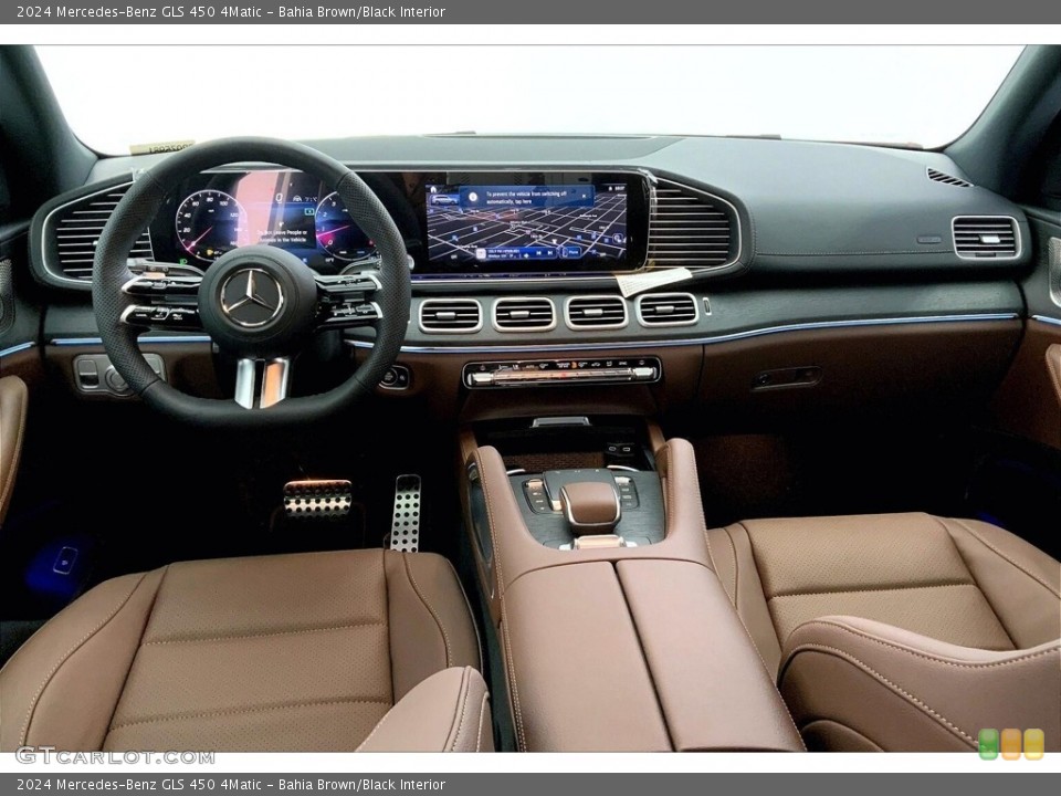 Bahia Brown/Black 2024 Mercedes-Benz GLS Interiors