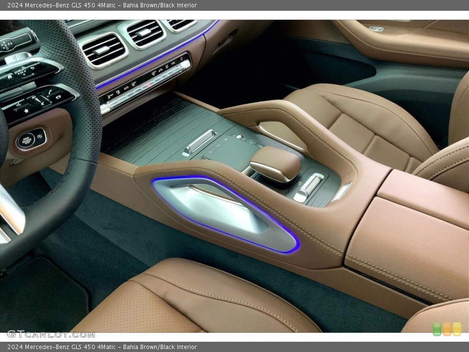 Bahia Brown/Black Interior Controls for the 2024 Mercedes-Benz GLS 450 4Matic #146746513