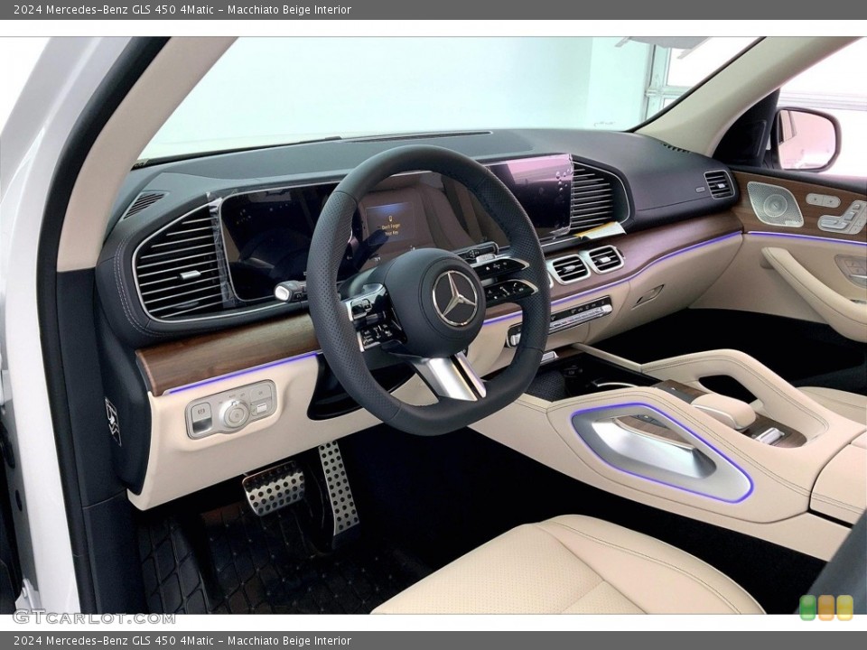 Macchiato Beige Interior Photo for the 2024 Mercedes-Benz GLS 450 4Matic #146746595