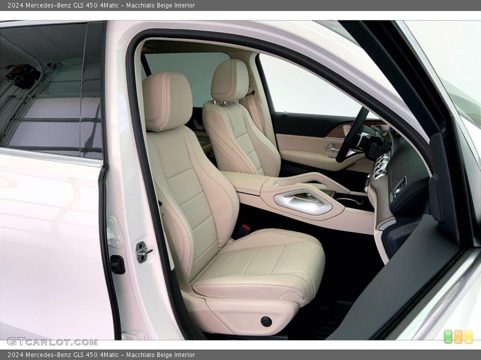 Macchiato Beige Interior Front Seat for the 2024 Mercedes-Benz GLS 450 4Matic #146746606
