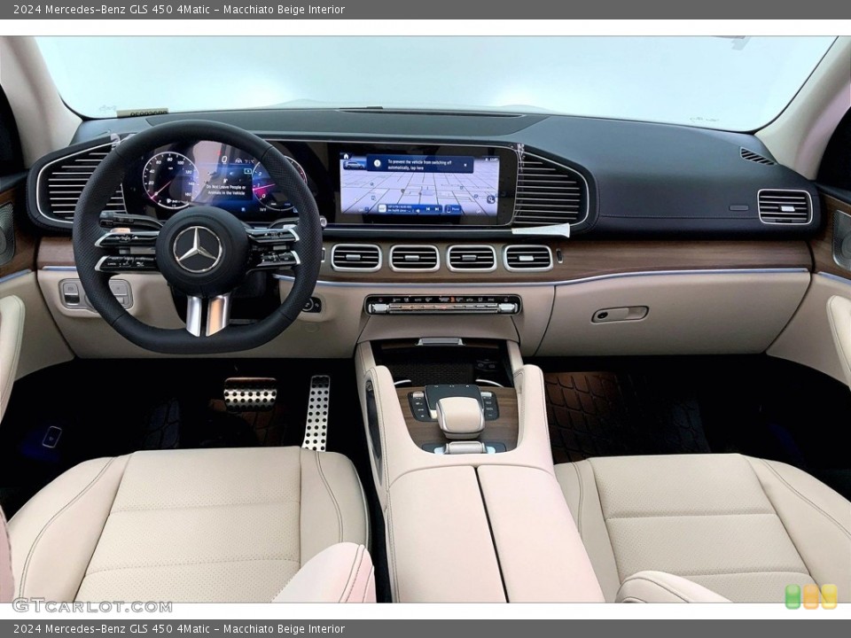 Macchiato Beige Interior Prime Interior for the 2024 Mercedes-Benz GLS 450 4Matic #146746615
